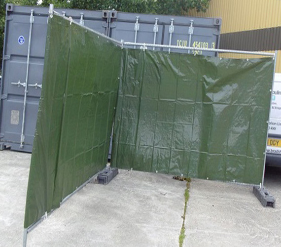 Lightweight Green Fence Tarpaulin Cover 140gsm